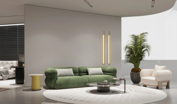 石灰基火山岩重塑自然之美，打造高端无缝空间