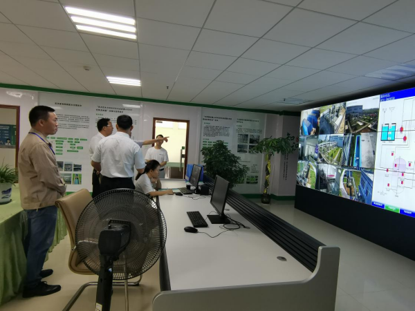 天元区人大周琪主任 视察大辰环保