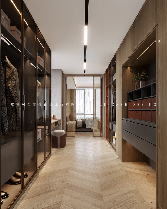 二楼主卧衣帽间