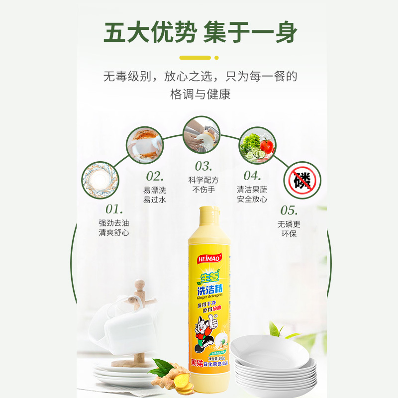 食品用生姜洗洁精500g