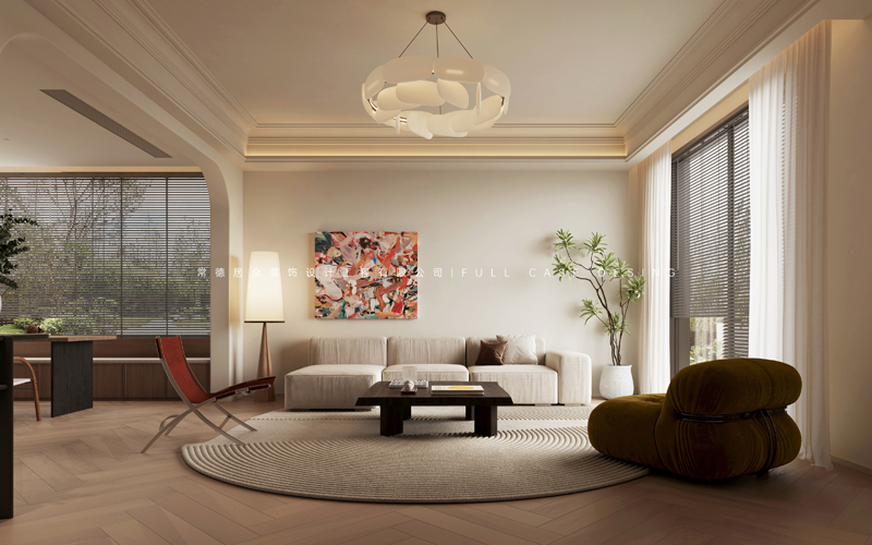 一楼沙发背景墙