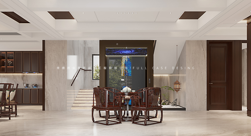 餐厅楼梯长镜头02