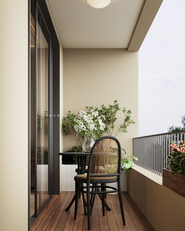 三楼男孩房阳台