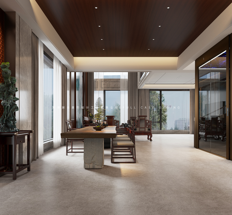 二楼客厅看客厅