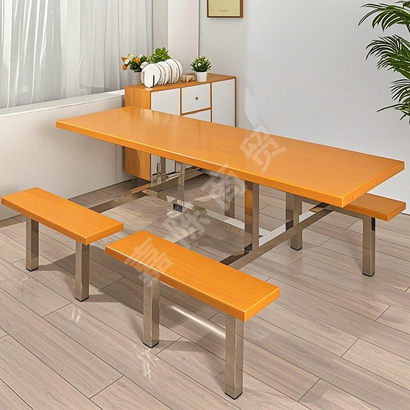 8人位短條凳櫸木