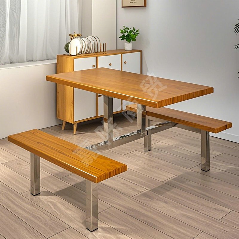 4人位單撐桿胡桃木