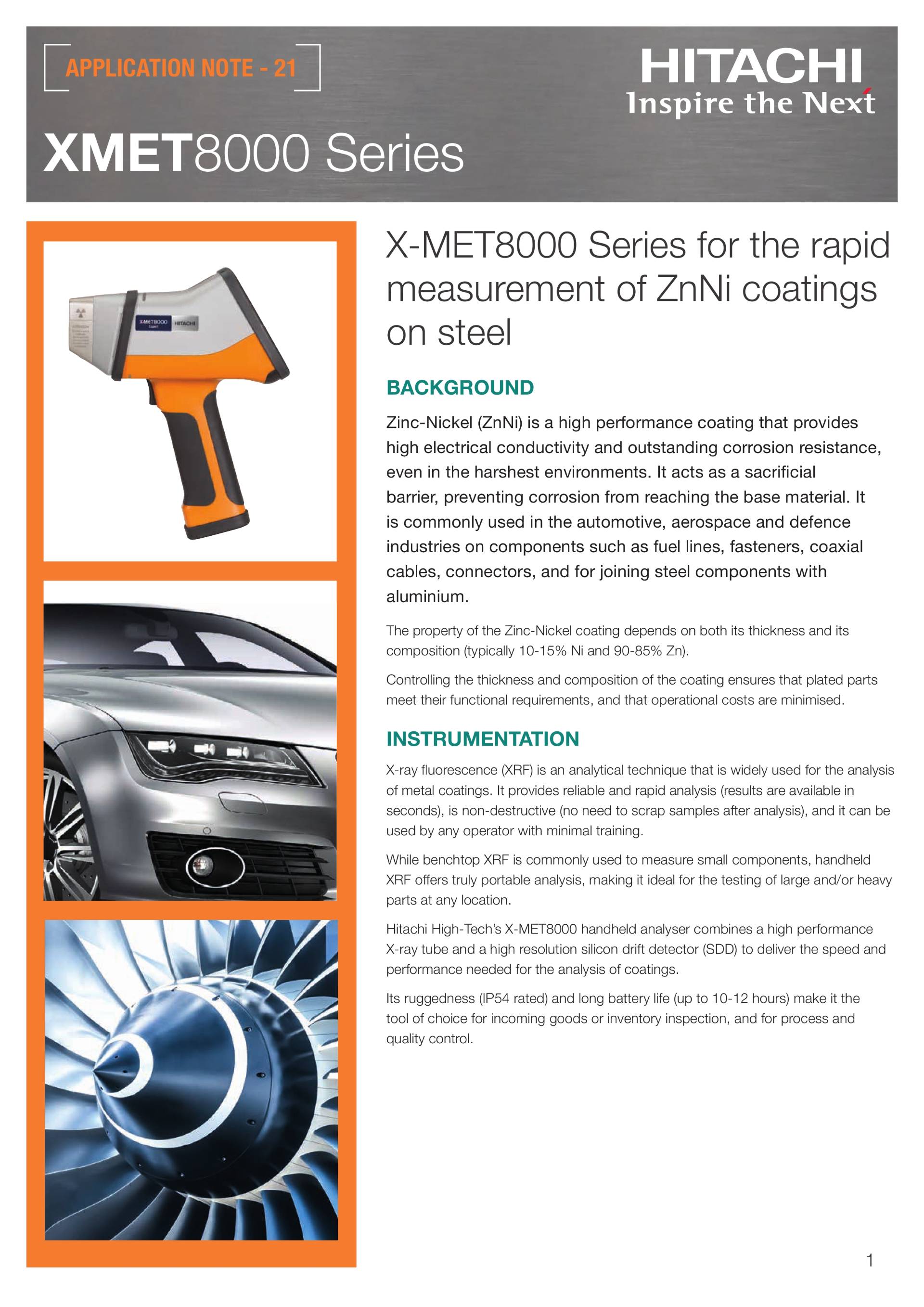 Application Note 21X-MET8000,