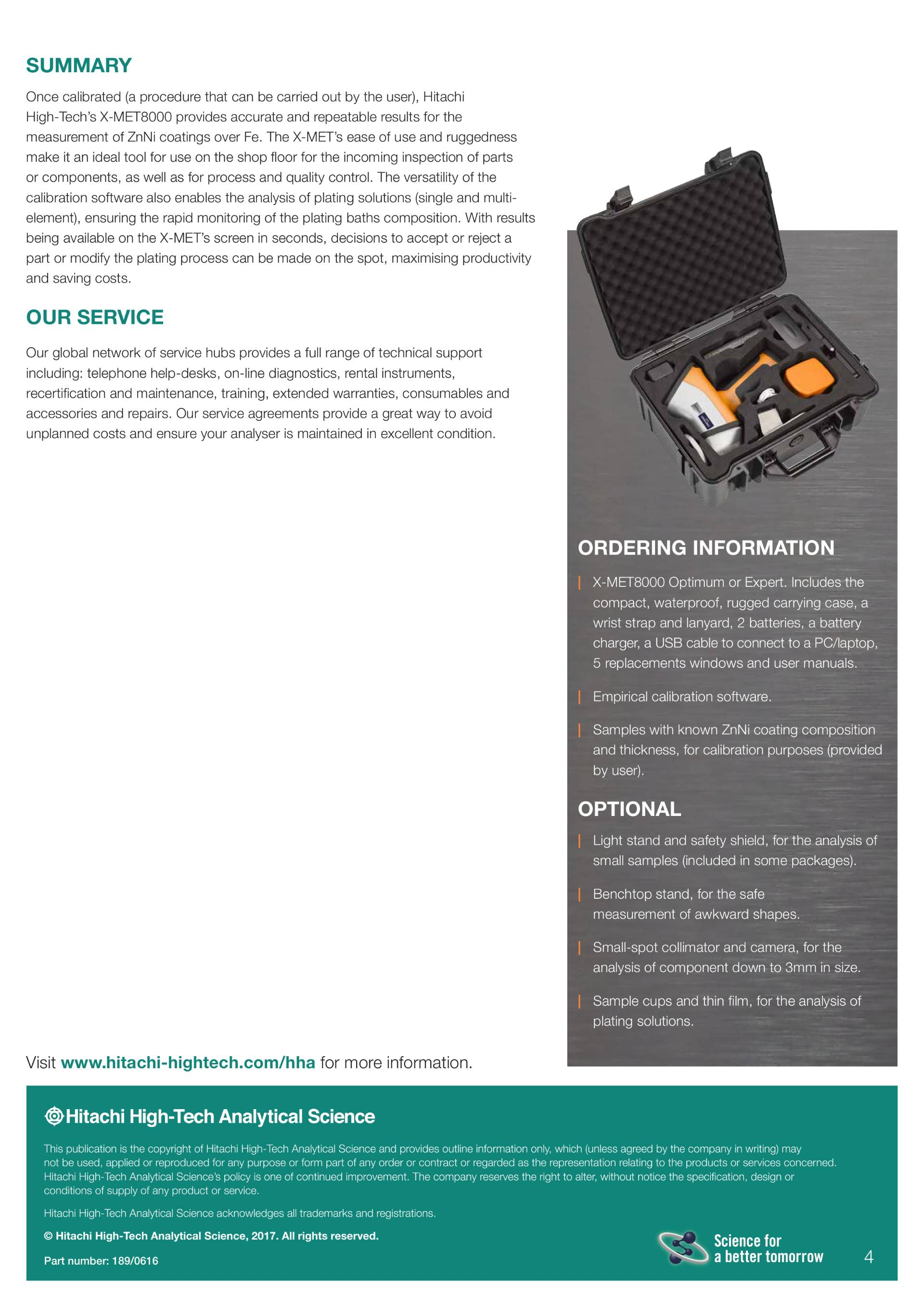 Application Note 21X-MET8000,