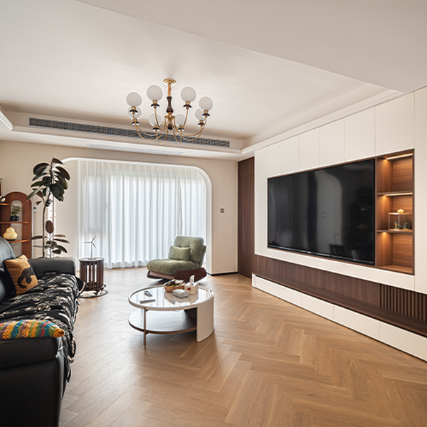 中古风装修 130㎡温柔家细节戳爆审美|长沙全屋整装