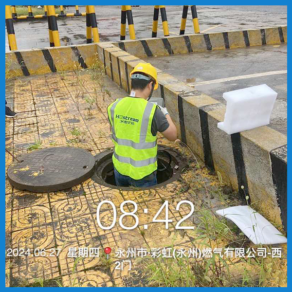 可燃气体探测终端现场安装照片1