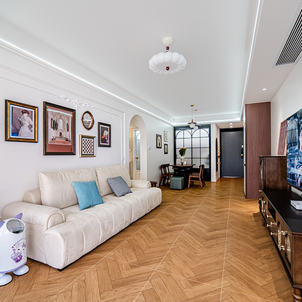 简约不简单，小户型中古奶油家