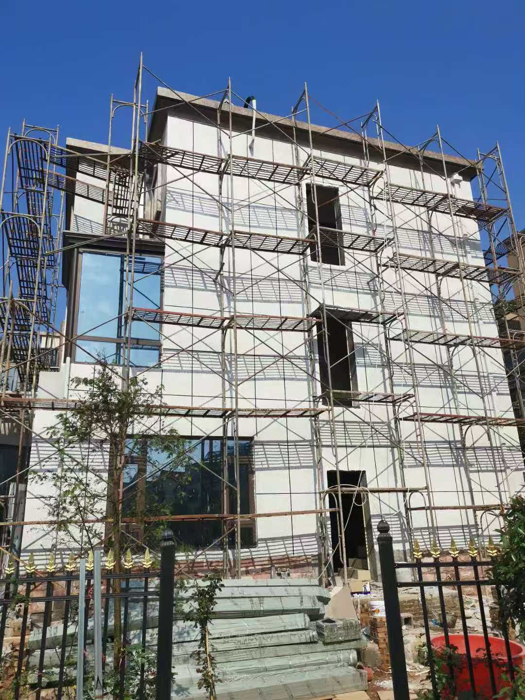 碧桂园别墅仿石漆外墙装饰翻新