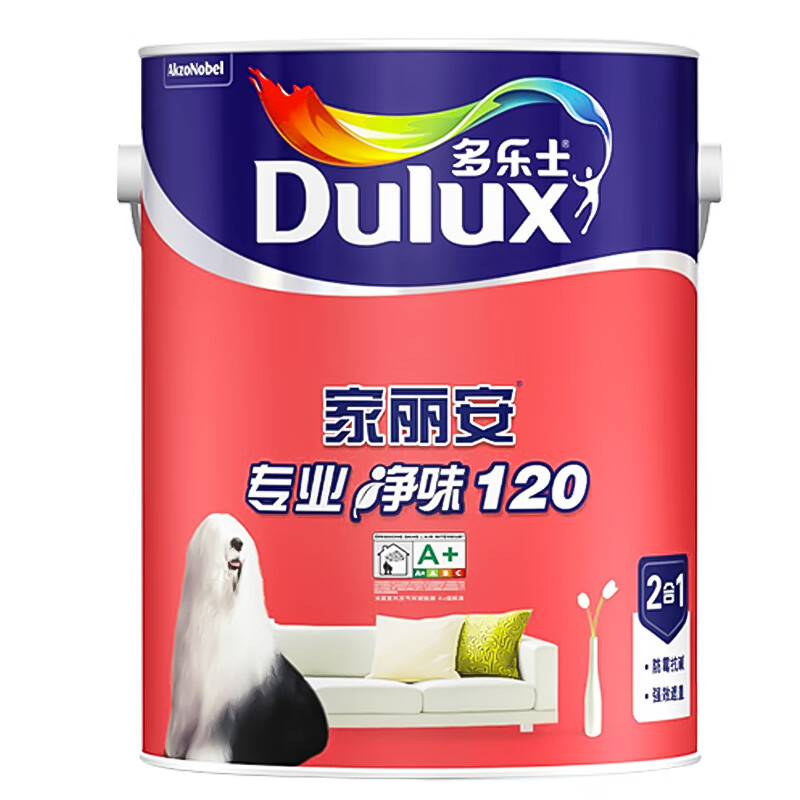 家丽安专业净味120 2合1面漆 5L A8666