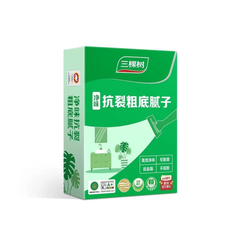 三棵树净味抗裂粗底腻子（水泥基） 15kg