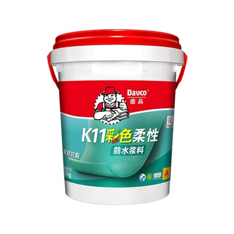 德高彩色柔性防水 （绿色）  17kg