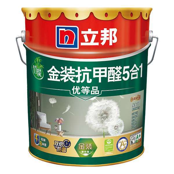 金装抗甲醛净味5合1内墙乳胶漆V2_18L