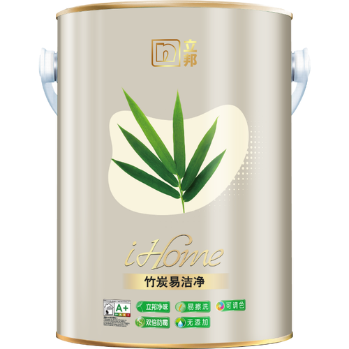 iHome竹炭易洁净内墙乳胶漆5L