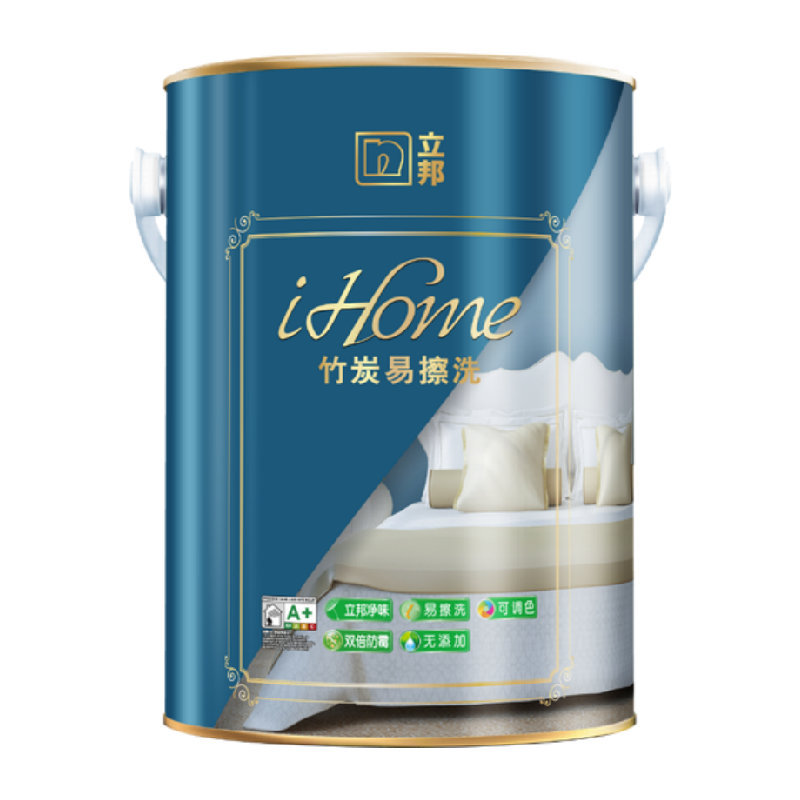 iHome竹炭易擦洗内墙乳胶漆5L