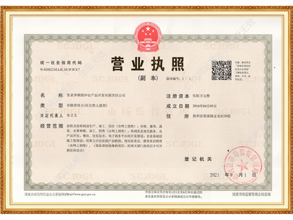 营业执照