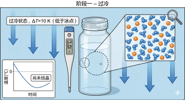 【冻干科普】预冻过程中溶液内部发生了什么？（漫画图解）