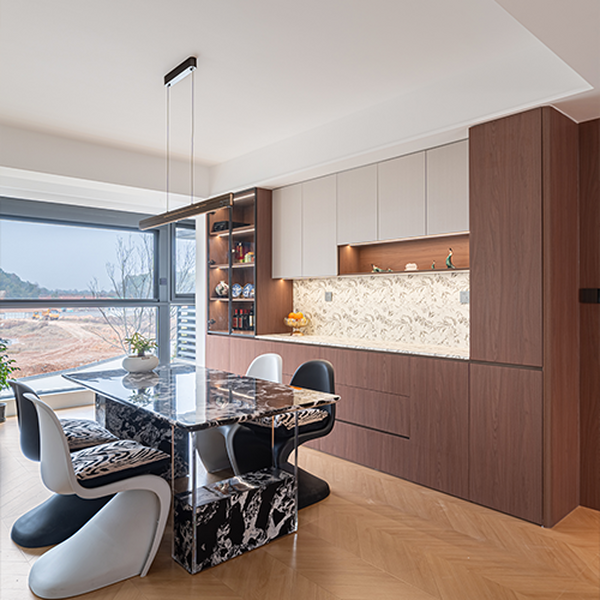 保利和光尘樾160㎡ 现代风实景太绝了