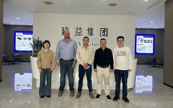 共探非洲土工材料新蓝海｜热烈欢迎南非国际友人莅临建益集团考察交流