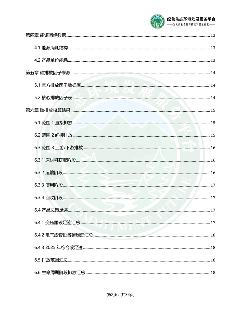常德国力变压器有限公司_企业碳排放核查报告_20260410