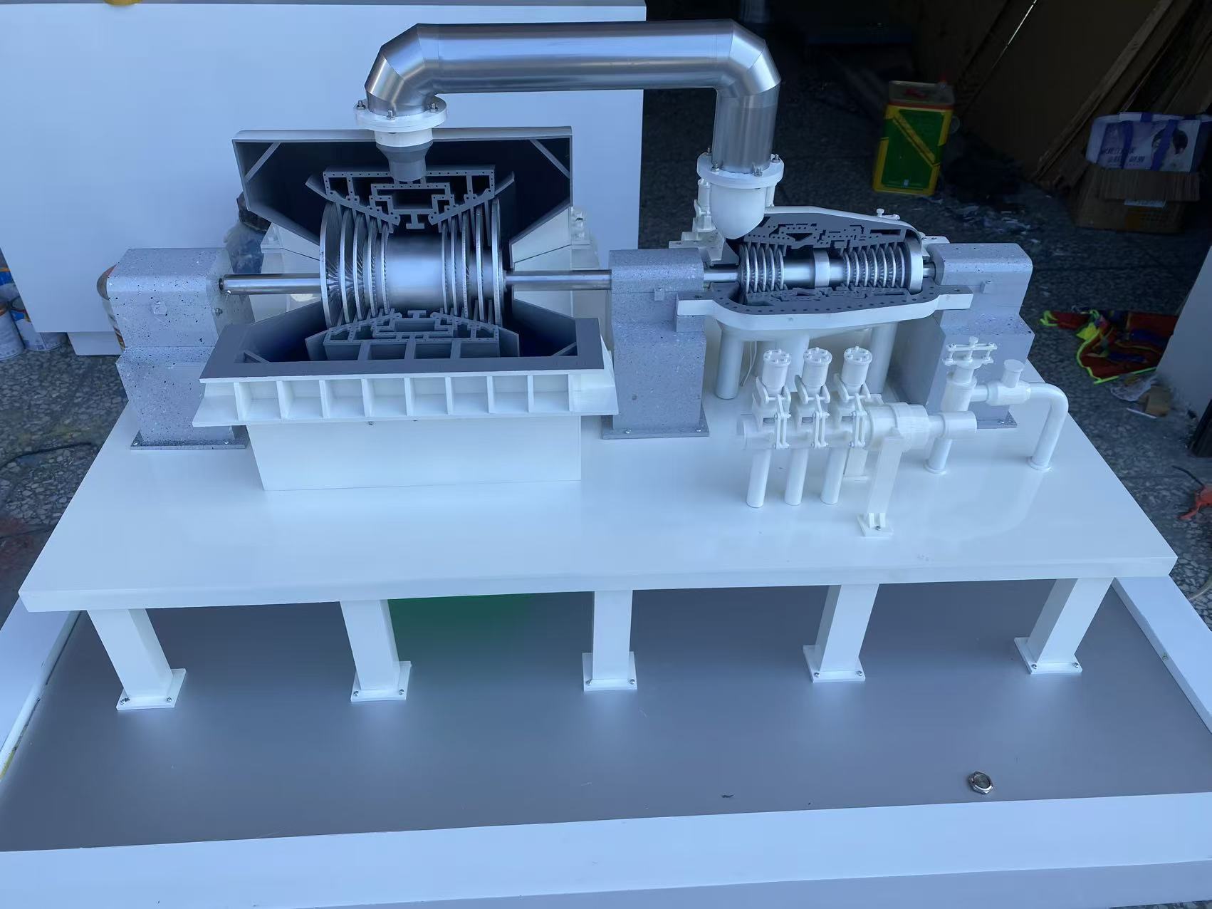 100MW汽轮机模型