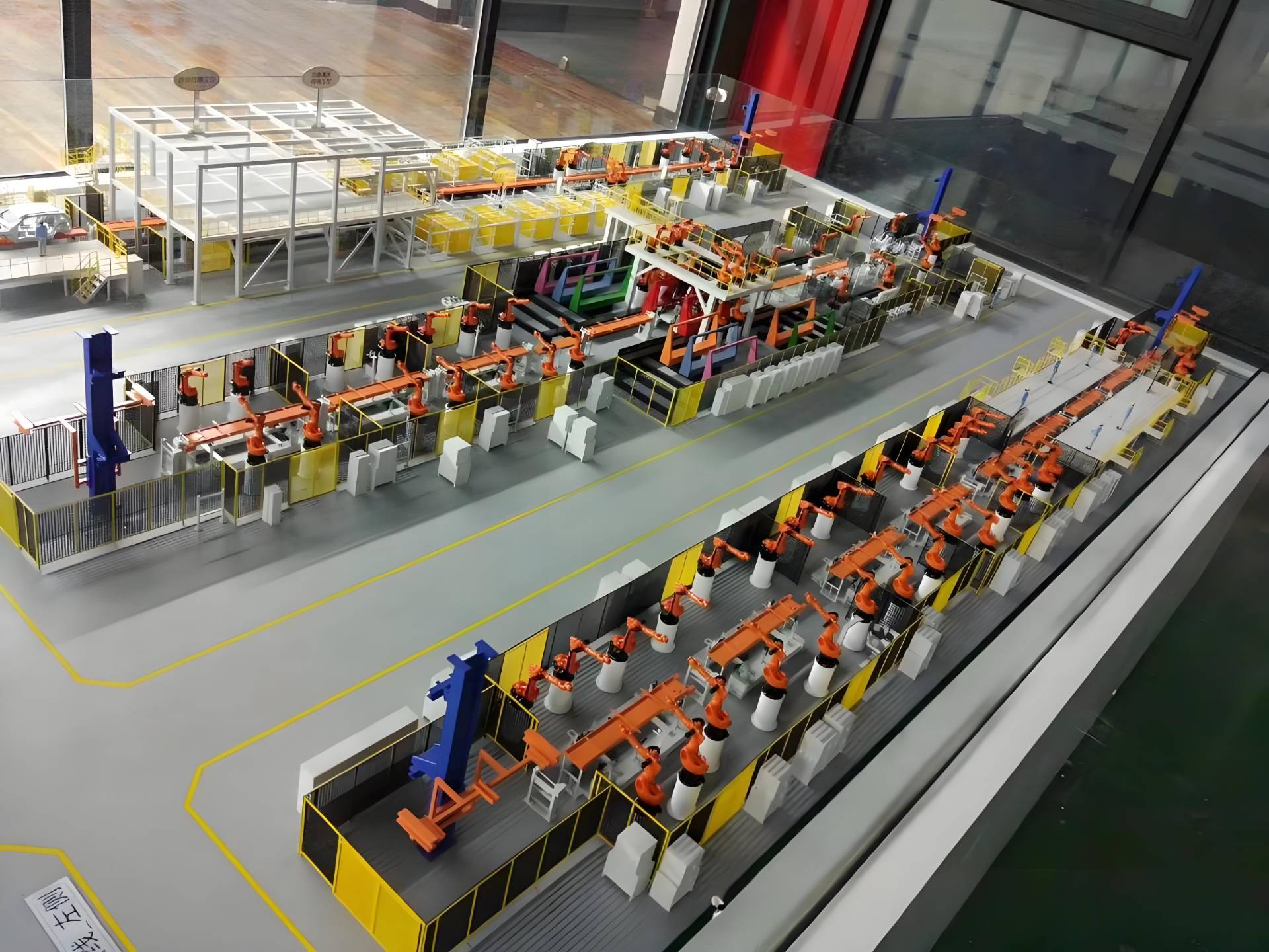 全自动化立体仓库模型