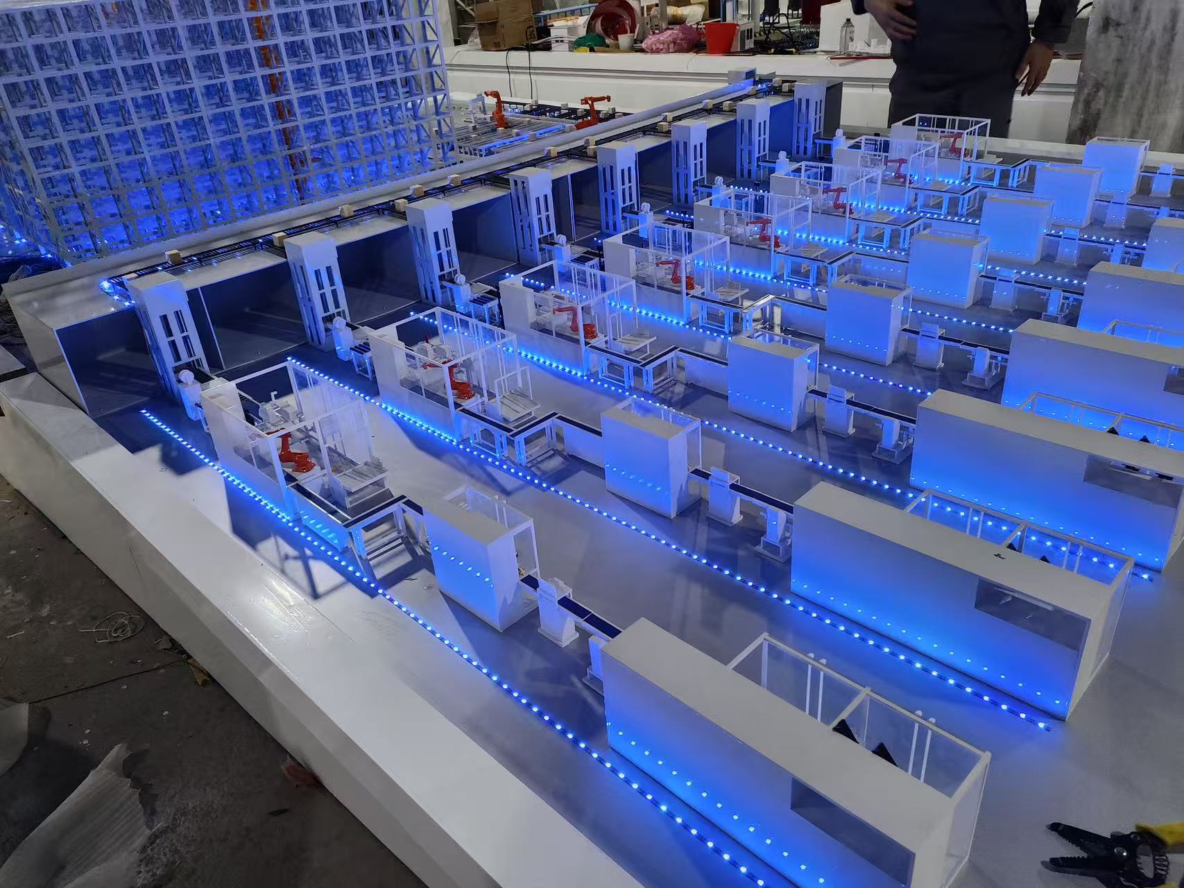 全自动化立体仓库模型