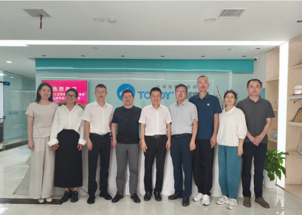 湖南省工信行业事务中心联合省仪器仪表行业协会莅临天骄电子调研指导