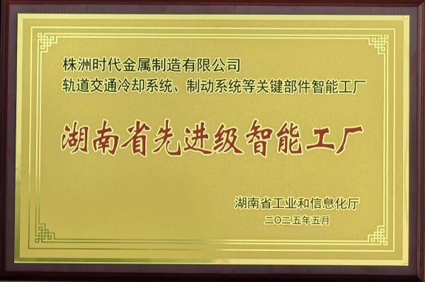 湖南省先进级智能工厂
