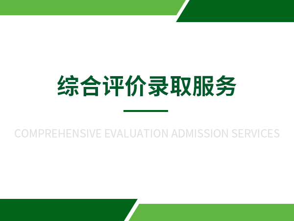 综合评价录取服务
