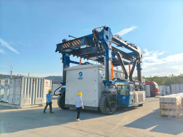 7月响应，8月交付｜盛势通超低矮型60吨跨运车快速落地，助力中国援助古巴项目